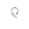 Acrylic Tusk 316L Surgical Stainless Steel Horseshoe Barbell Lip Rings FS-WG3DDAE-02-1