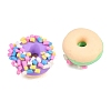 Opaque Resin & Polymer Clay Beads RESI-D025-02-2