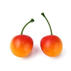Mini Foam Imitation Cherries DIY-WH0030-27B-2