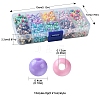 60G 10 Colors Opaque Acrylic Beads OACR-FS0001-75-4