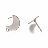 Non-Tarnish 304 Stainless Steel Stud Earring Findings STAS-I176-10P-2