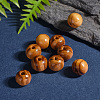 Undyed Natural Wood Beads X-TB611Y-10mm-LF-5