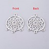 Tibetan Style Alloy Chandelier Components Links TIBE-A30127-S-NR-2