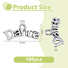 100Pcs Tibetan Style Alloy Pendants FIND-DC0007-68C-2