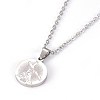 304 Stainless Steel Pendant Necklaces NJEW-E137-01P-3