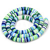 Handmade Polymer Clay Beads Strands CLAY-R089-6mm-106-2