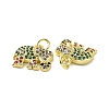 Brass Micro Pave Colorful Cubic Zirconia Charms KK-E068-VF108-3