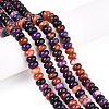 Halloween Theme Dyed Natural White Jade Beads Strands G-N350-01A-01-1