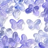 50Pcs Transparent Spray Painted Glass Beads GLAA-YW0004-97G-1
