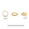 Brass Pad Ring Bases KK-PH0036-10-WH-2