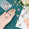DIY Blank Elephant Tibetan Style Alloy Connector Charms Making Kit DIY-GA0006-81-3