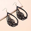 Iron Wood Dangle Earrings for Women WG05794-07-1