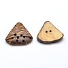 Triangle Coconut 2 Holes Sewing Buttons BUTT-O008-31-2