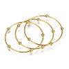 201 Stainless Steel Bangle Sets BJEW-O115-85G-1-1