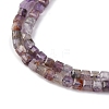 Faceted Natural Amethyst Beads Strands G-RM250101-E21-01-4