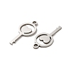 Non-Tarnish 316L Surgical Stainless Steel Pendants STAS-F302-09P-01-2