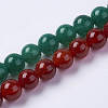 Natural Crackle Agate Beads Strands G-D868-8mm-M-1