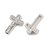 Easter Brass Micro Pave Clear Cubic Zirconia Pendants CU-CBADC6C-10P-04-2