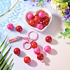 15Pcs 3 Colors Opaque Acrylic Beads SACR-TADJ0001-05B-5
