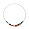 Natural Mixed Gemstone Graduated Beaded Necklaces NJEW-JN04492-4