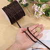 30M Braided Waxed Polyester Cords YC-WH0011-03D-3