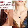 16Pcs 4 Styles Alloy Rhinestone Pendants RB-WR0001-02-6