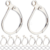 60Pcs Brass Leverback Earring Findings KK-CN0003-06-1