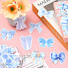4 Sets PVC Plastic Decorative Sticker Labels DIY-SP0005-32B-4