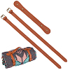 Imitation Leather with Alloy Yoga Mat Strap AJEW-CL0001-99A-02-7