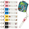 PU Leather & Cotton Name Marker Keychain AJEW-WH0514-030-1
