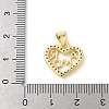 Brass Micro Pave Cubic Zirconia Pendants KK-P294-28G-03-3