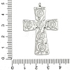304 Stainless Steel Pendants X-STAS-R164-02GP-3