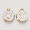 Golden Plated Alloy Charms X-ENAM-S118-01O-1