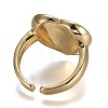 Brass Enamel Cuff Rings RJEW-P006-06G-3