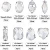 80Pcs 8 Style Acrylic Sew on Rhinestone OACR-FG0001-17-2