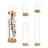 4Pcs 4 Style Transparent Glass Dome Cover AJEW-PH0011-39-2