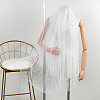 Cloth Mesh Bridal Veils AJEW-WH0609-439-4
