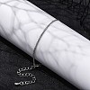 Adjustable Rack Plating Brass Curb Chain Bracelets for Women BJEW-G735-18P-3