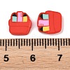 Back to School Handmade Polymer Clay Cabochons CLAY-A007-16A-3