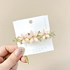 Flower Alloy & Resin Hair Barrettes PW-WGCE9AD-02-1