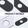 Oval Stainless Steel Faucet Hole Covers STAS-WH20001-18F-EB-5