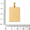 304 Stainless Steel Pendant STAS-M062-01G-H-3