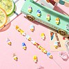18Pcs 6 Colors Handmade Porcelain Beads PORC-CJ0001-38-6