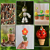 Wood Flower Pot Cover AJEW-PH0007-75A-5