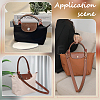 WADORN 2 Pairs 2 Colors Leather Undamaged Bag Triangle Buckle Connector FIND-WR0010-77B-7