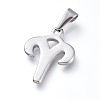 Non-Tarnish 304 Stainless Steel Pendants STAS-L210-06C-P-01-1