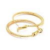 Twisted Big Ring Huggie Hoop Earrings for Girl Women KK-C224-05G-2