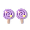 Opaque Resin Cabochons CRES-P023-03D-1