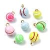 8Pcs 8 Styles Electroplate Alloy Charms FIND-CJ0005-49-8