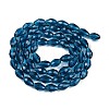 Transparent Glass Beads Strands X-EGLA-N013-T6mm-D25-2